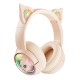 Бездротові Bluetooth навушники Onikuma B5 Cat Ear Wireless Gaming Headset BT 5.0 Ivory